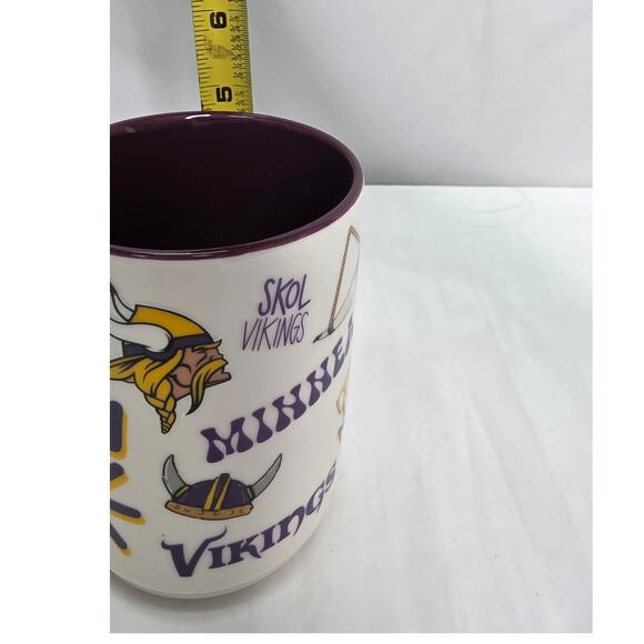 Minnesota Vikings NFL Ceramic  15oz Team Spirit Coffee Tea Mug - Picture 7 of 8